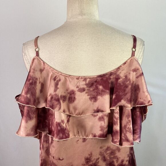 Mimi Chica Pink Tie Dye Ruffle Neck Mini - Picture 9 of 14